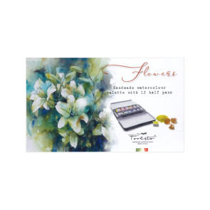 SET ACQUERELLI FORESTO ½ GODET SELEZIONE FLOWERS 12 COLORI