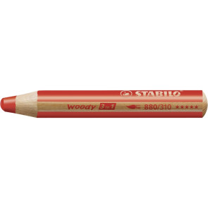 PASTELLO STABILO WOODY 3 IN 1 N. 310 ROSSO