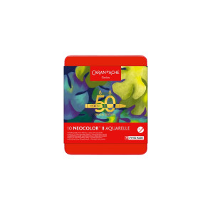 PASTELLI A CERA NEOCOLOR II 10 pz SPECIAL EDITION 50 ANNI