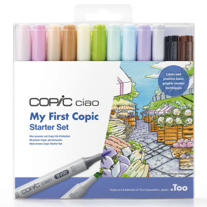 STARTER SET COPIC CIAO MY FIRST COPIC 10 COLORI + 2 MULTILINER
