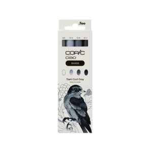 COPIC CIAO SET PENNARELLI 3+1 MULTILINER SHADE DARK COOL GREY COPIC CIAO SET PENNARELLI 3+1 MULTILINER SHADE DARK COOL GREY