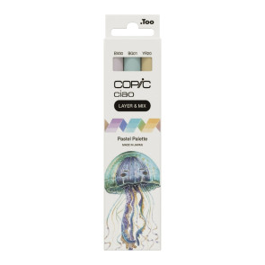 COPIC CIAO SET 3 PENNARELLI LAYER & MIX PASTEL