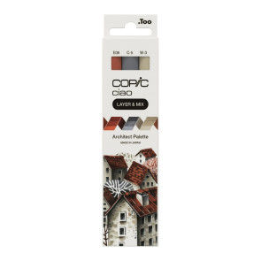 COPIC CIAO SET 3 PENNARELLI LAYER & MIX ARCHITEC