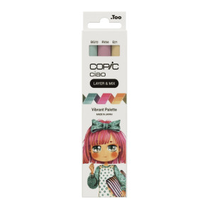 COPIC CIAO SET 3 PENNARELLI LAYER & MIX VIBRANT