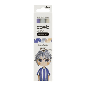 COPIC CIAO SET 3 PENNARELLI LAYER & MIX SERENE