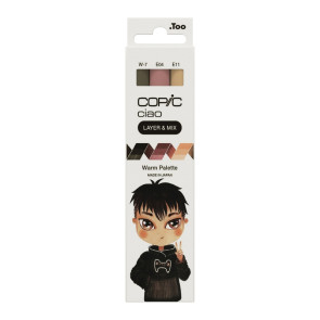 COPIC CIAO SET 3 PENNARELLI LAYER & MIX WARM