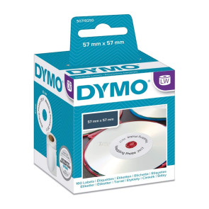 ETICHETTE DYMO WRITER CD/DVD 160 ETICHETTE BIANCHE