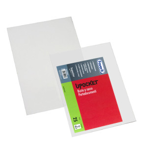 BUSTA A SACCO UPOCKET 21X29,7 TRASPARENTE LISCIA PEZZO SINGOLO