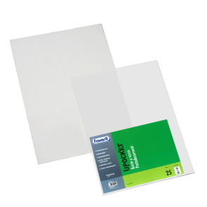 BUSTA A SACCO UPOCKET 35X50 TRASPARENTE LISCIA PEZZO SINGOLO