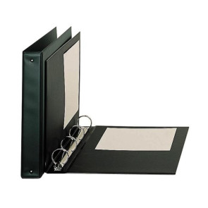 RACCOGLITORE DOSSIER 35X50 4 ANELLI Ø30mm COLORE NERO