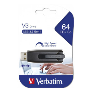 PENDRIVE USB 3.0 VERBATIM SUPERSPEED CAPACITA' 64 GIGABYTES