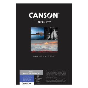 CANSON RAG PHOTOGRAPHIQUE 210 g/m² A3+ 39.2X48.3 25f 100% COTONE