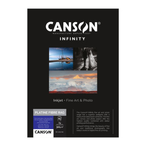 CANSON PLATINE FIBRE RAG 310 g/m² A4 21X29.7 25 f 100% COTONE