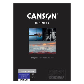 CANSON PLATINE FIBRE RAG 310 g/m² A2 42X59.4 25 f 100% COTONE