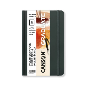 BOOK CANSON GRADUATE MIXED MEDIA 64 PAGINE AVORIO 220 g/m²