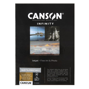 CANSON BARYTA PRESTIGE II A4 25 FOGLI 340 g/m²