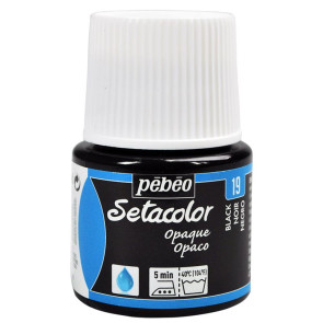 SETACOLOR OPACO 45 ml N. 19 BLACK - NOIR