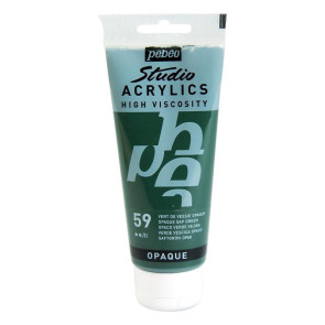 PEBEO STUDIO ACRYLICS 100 ml 59 OPAQUE SAP GREEN