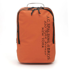 ZAINO SPALDING ROUND BACKPACK RUBBER COLLECTION ARANCIO