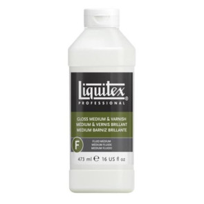 LIQUITEX GLOSS MEDIUM & VARNISH 473 ml
