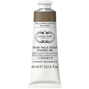 CHARBONNEL ENCRE TAILLE DOUCE RAW UMBER 60 ml S2