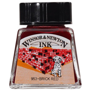 WINSOR & NEWTON INK 14 ml BRICK RED