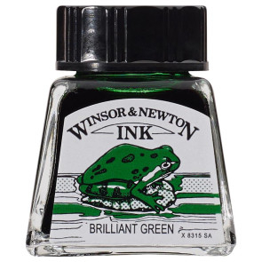 WINSOR & NEWTON INK 14 ml BRILLIANT GREEN