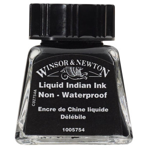 WINSOR & NEWTON INK 14 ml LIQUID INDIAN NON WATERPROOF
