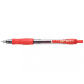 PENNA ROLLER GEL PILOT G-2 A SCATTO 0.7 mm ROSSO