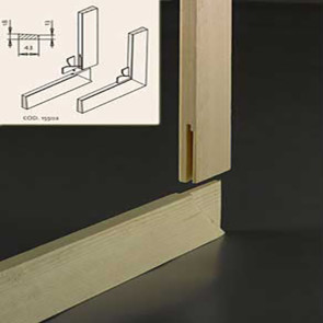 LISTELLO PER TELAI SEZIONE 58x21mm LUNGHEZZA cm 145