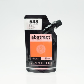 ACRILICO SENNELIER ABSTRACT 120 ml 648 FLUO ORANGE