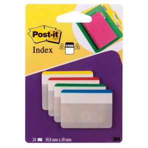 SEGNAPAGINA POST-IT INDEX STRONG 686-F1E1 51X38mm 24 PEZZI