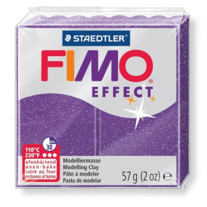 FIMO® SOFT EFFECT 57g N. 602 VIOLETTO GLITTER