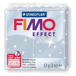 FIMO® SOFT EFFECT 57g N. 812 ARGENTO GLITTER