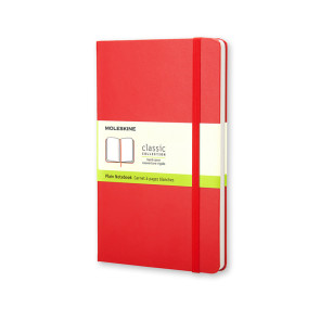 MOLESKINE TACCUINO LARGE PAGINE BIANCHE RIGIDO 13X21 cm ROSSO