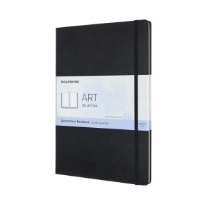 MOLESKINE ALBUM ACQUERELLO 200 g/m² A4 21X29,7 cm NERO