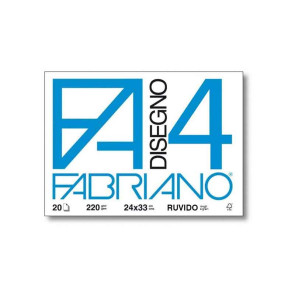 BLOCCO FABRIANO F4 24X33 220 g/m² 20 FOGLI RUVIDI