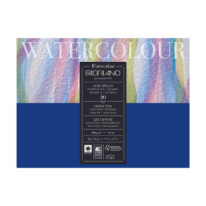 BLOCCO ACQUERELLO 24X32 12 FOGLI 300 g/m² 25% COTONE