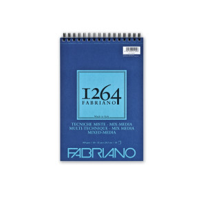 BLOCCO TECNICHE MISTE FABRIANO 1264 A4 SPIR. LC 30 FF 300 g/m²