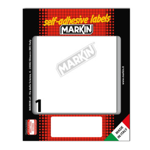 ETICHETTE ADESIVE MARKIN 142x110 mm BUSTA 10 FOGLI 10 ETICHETTE