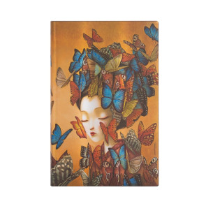 TACCUINO MADAME BUTTERFLY MAXI 14X21 cm PAGINE PUNTINATE