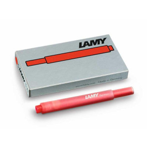 CARTUCCE INCHIOSTRO LAMY T10 ROSSO 5 CARTUCCE