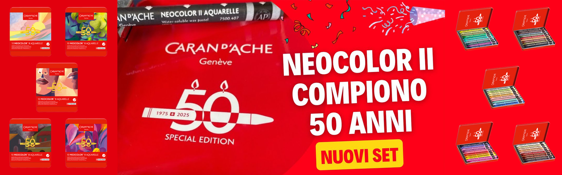 Caran d'Ache Neocolor II 50 anni